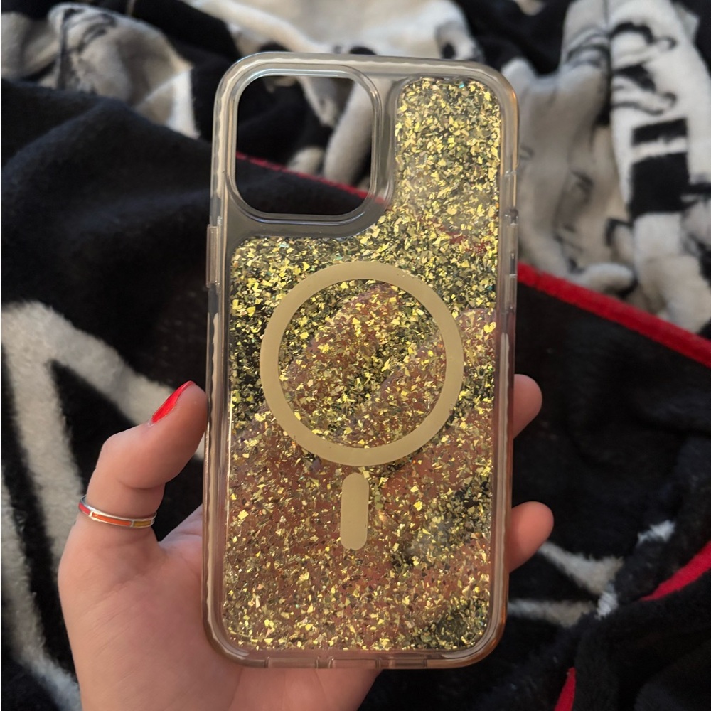 Gold Glitter Case for iPhone 13 Pro Max